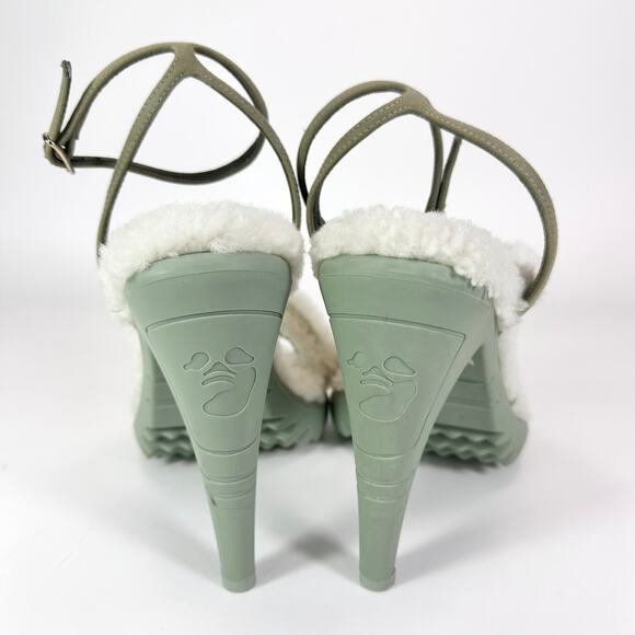 Off-White Allen Shearling Heel - Women’s 6 - Picture 5 of 8
